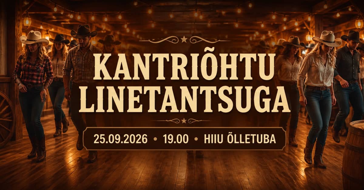 Kantriõhtu linetantsuga Hiiu Õllekas