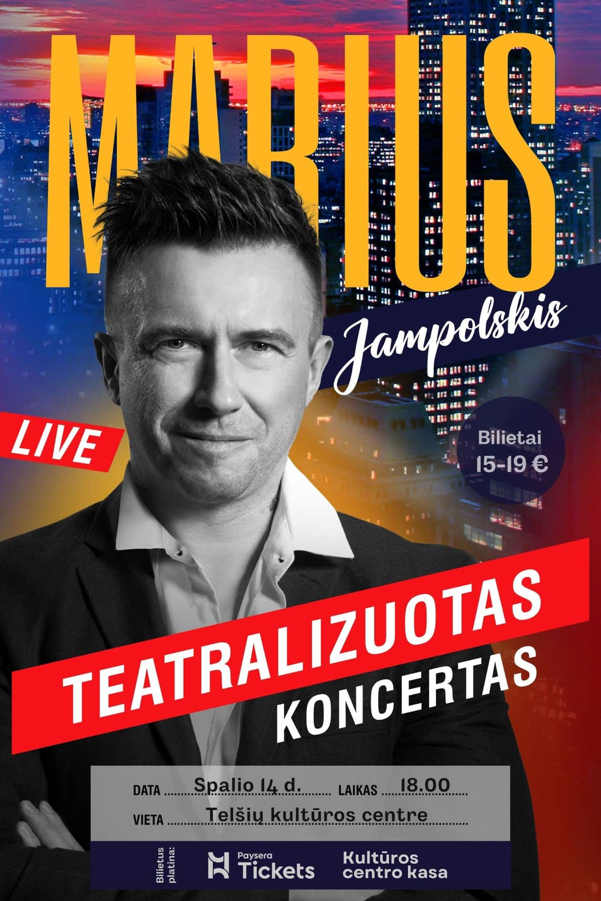 Teatralizuotas Mariaus Jampolskio koncertas