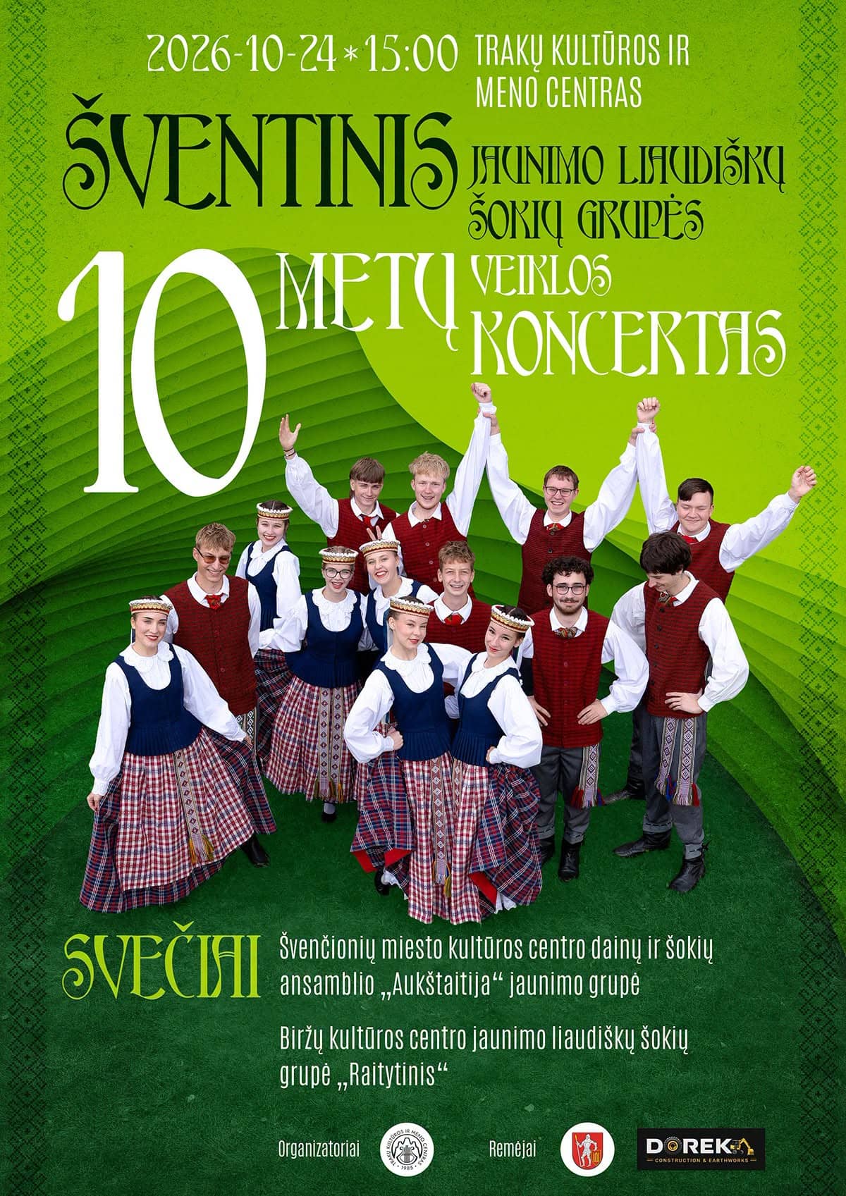 Noorterahvatantsurühma „Šventinis“ 10. tegevusaasta kontsert
