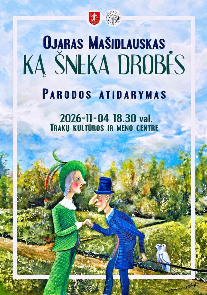 Ojaro Mašidlauskase näituse „Mida räägivad lõuendid” avamine