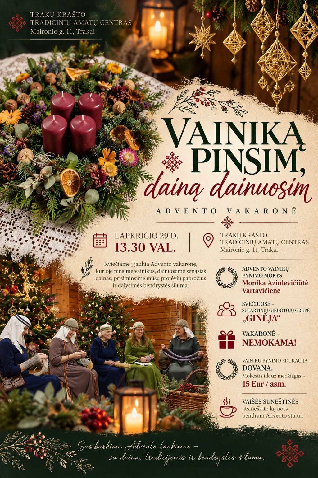 PUHUME PÄRJA, LAULAME LAULU – ADVENDIÕHTU