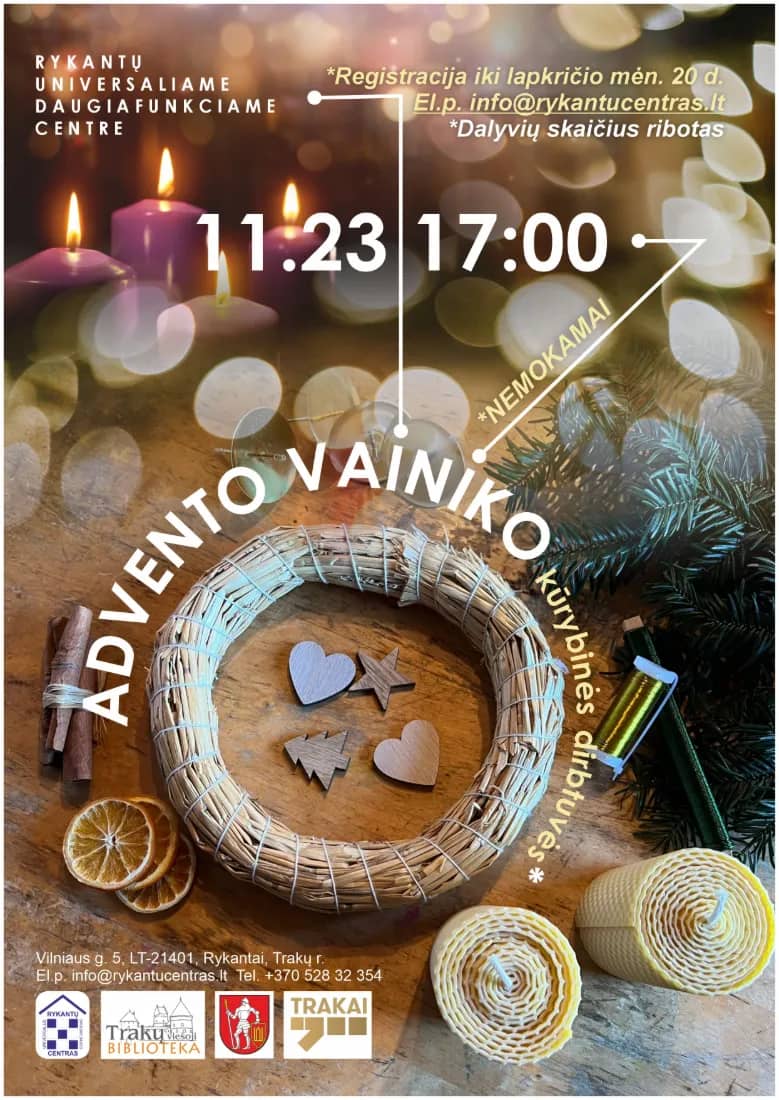 Advendikrantside meisterdamise töötuba