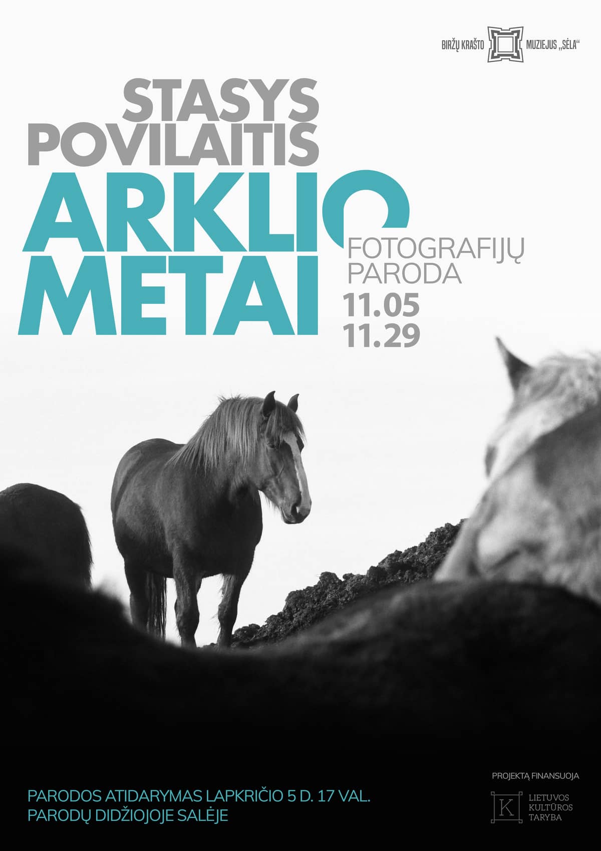 Stasys Povilaitise fotode näituse „Arklio metai“ avamine