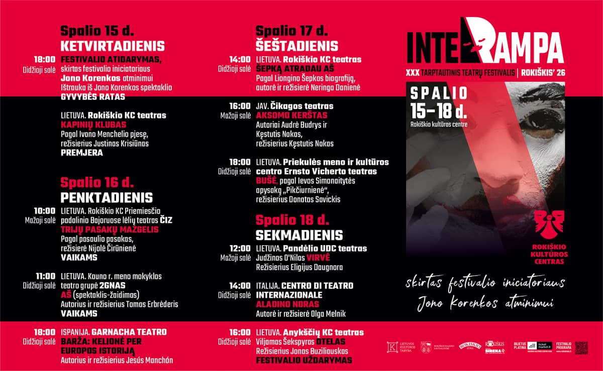 XXX rahvusvaheline teatrifestival INTERRAMPA