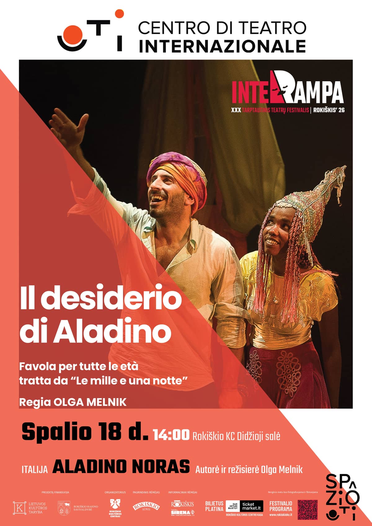 Spektaklis ALADINO NORAS | INTERRAMPA