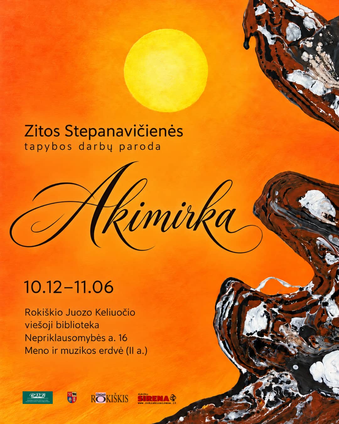 Zita Stepanavičienė maalide näitus „Akimirka”