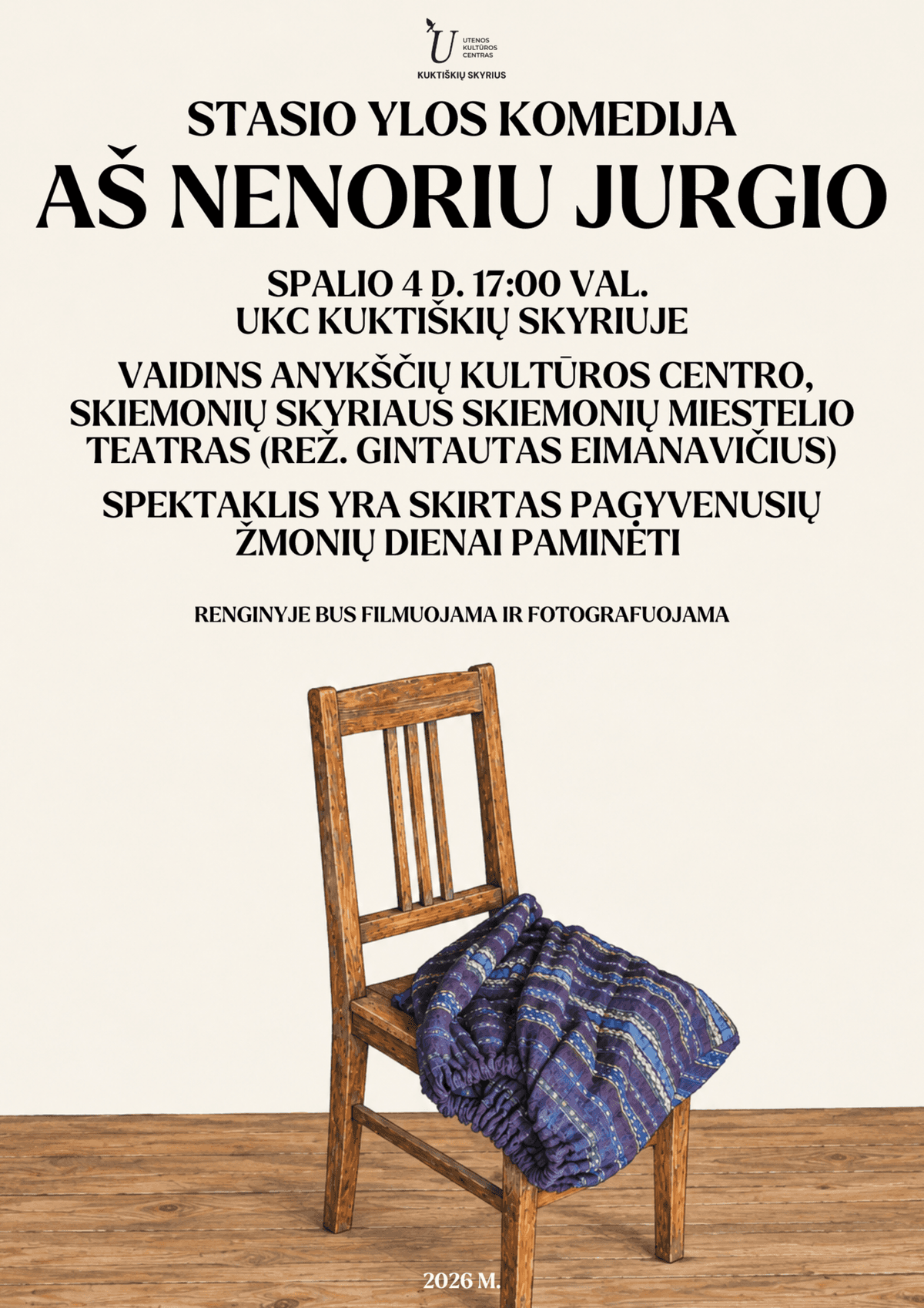 Stasys Yla komöödia „Ma ei taha Jurgist“