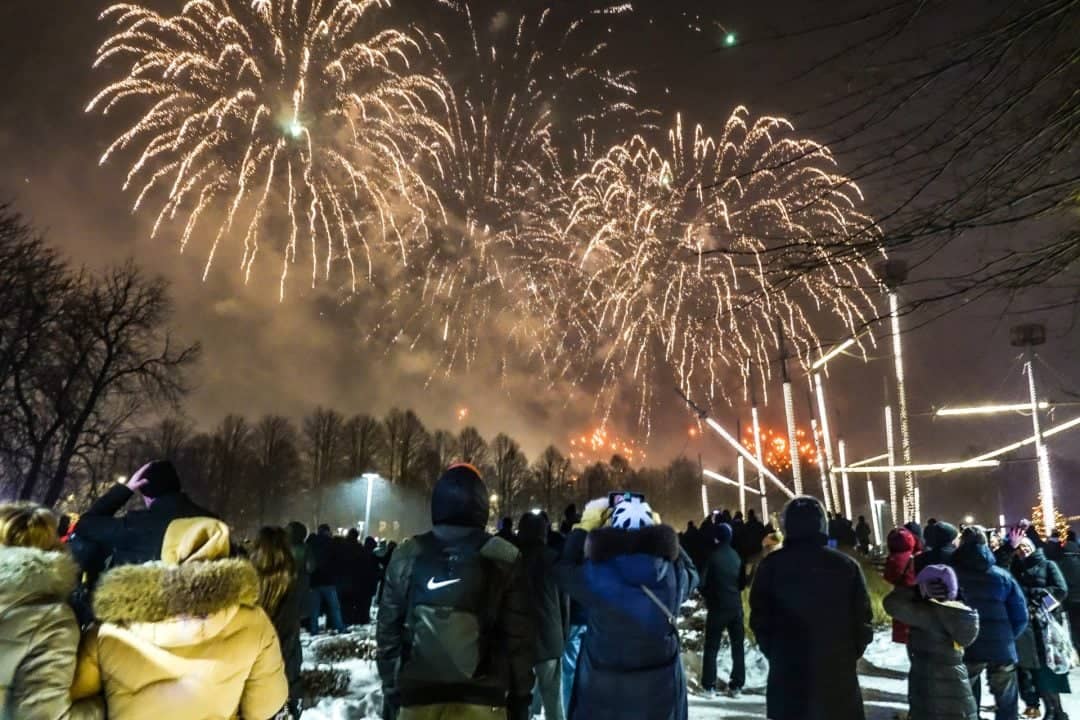 Uue aasta vastuvõtt Suurel väljakul
