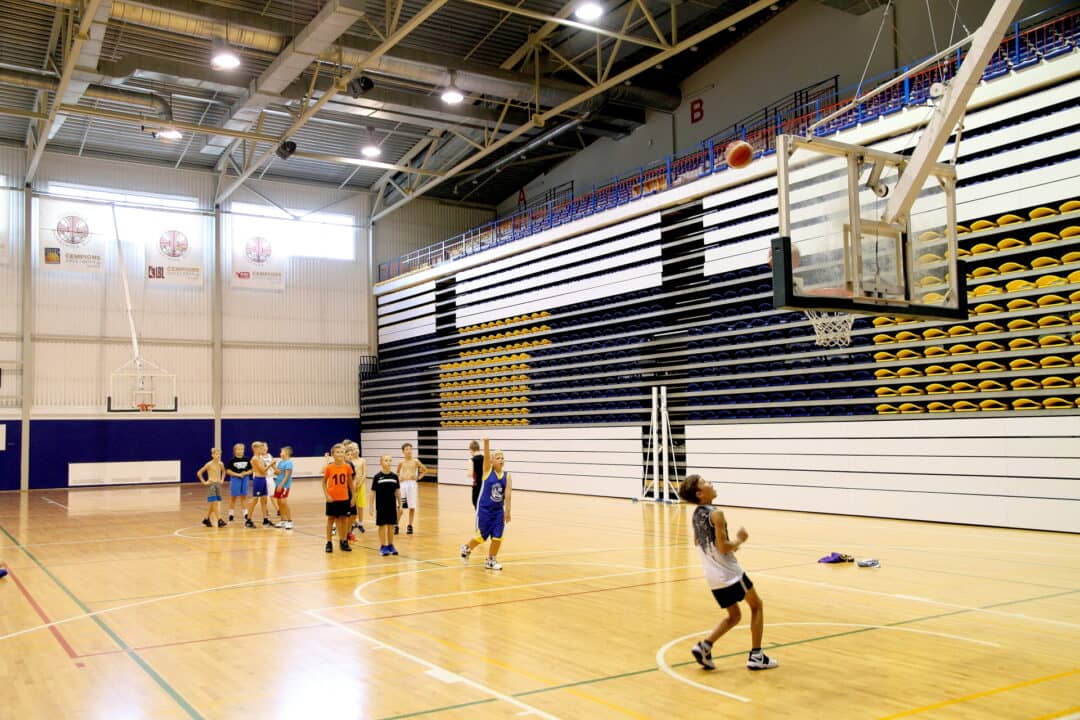 Läti noorte korvpalliliiga mäng tüdrukutele Ventspilsi “Spars” – Jelgava (U-14 vanuserühm)
