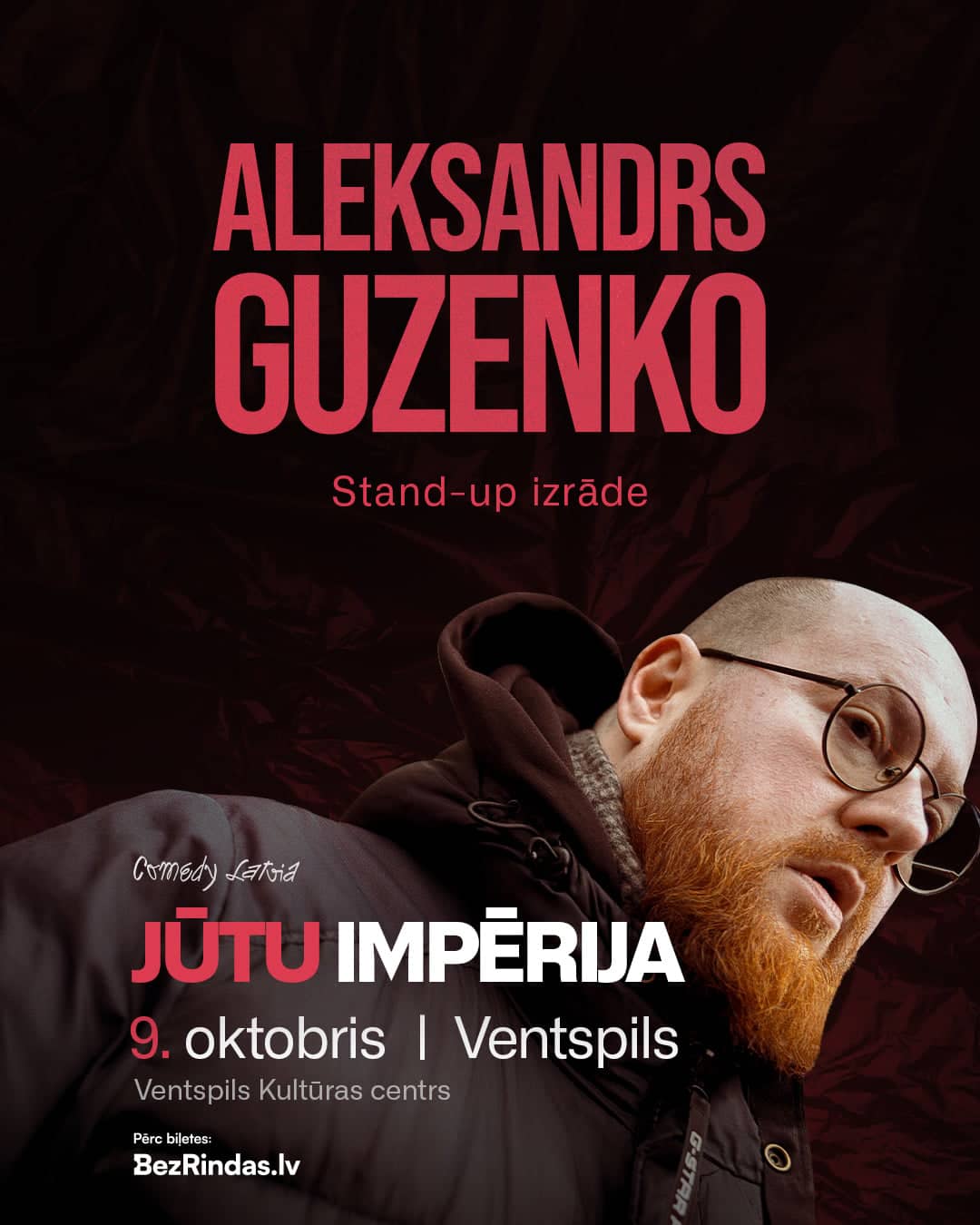 Aleksandra Guzenko stand-up etendus „Tunnete impeerium”