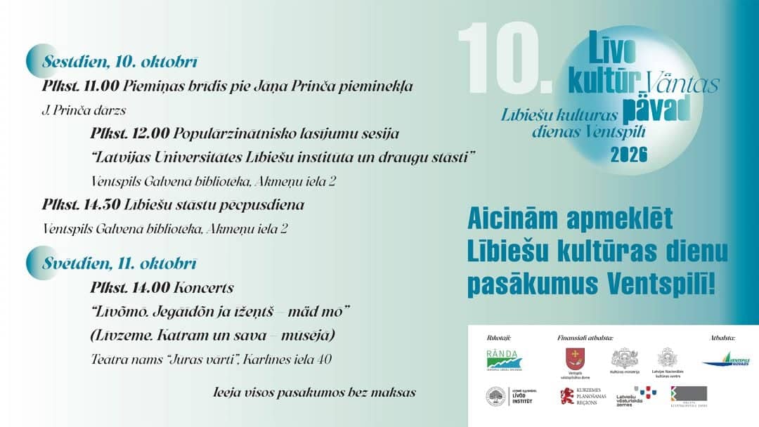 Liivi kultuuripäevad Ventspilsis – 10.
