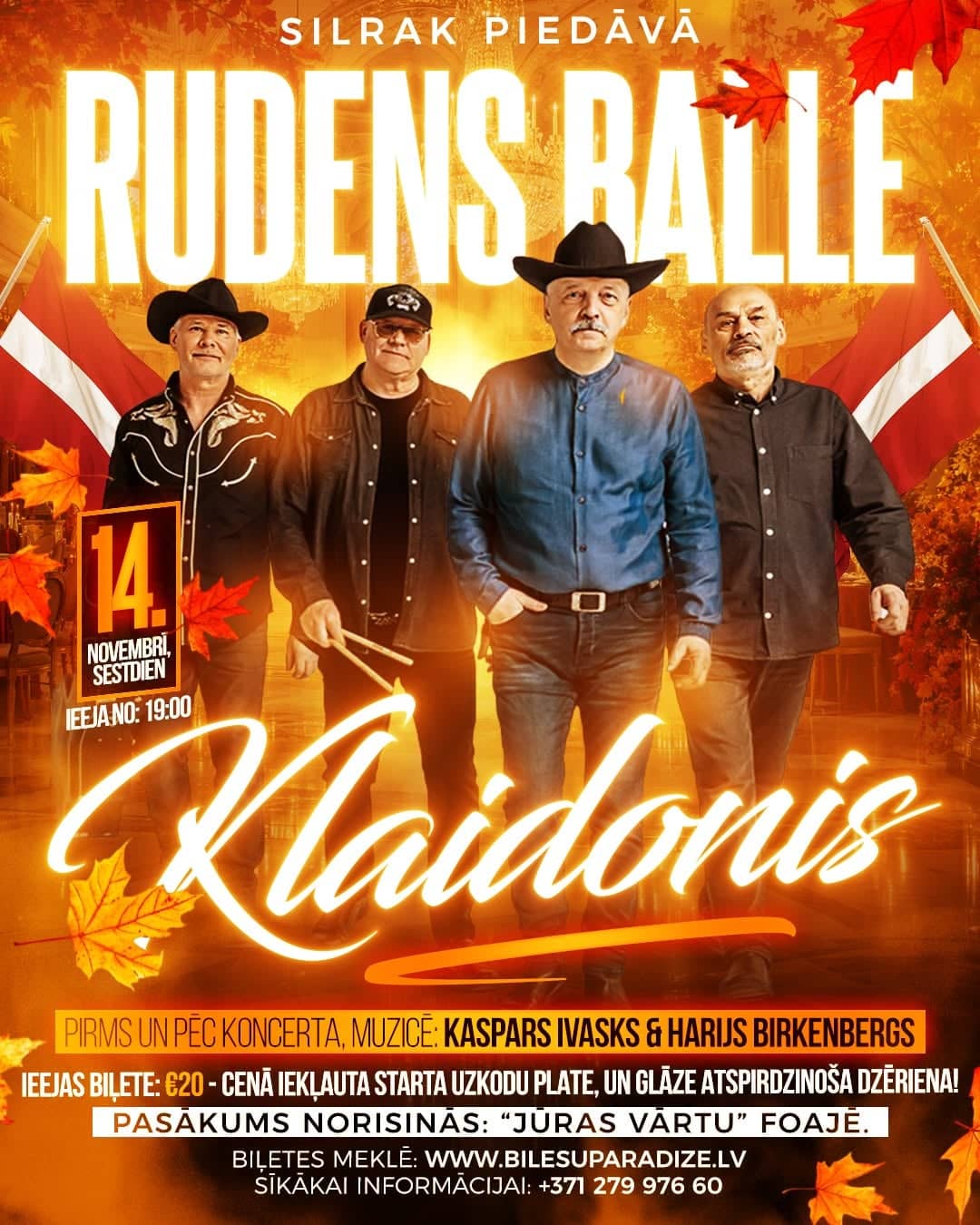 Sügisball ansambliga “Klaidonis”